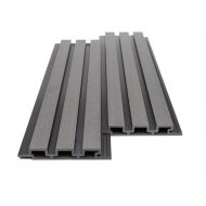 WPC PANEL ΜΕ 3D ΠΗΧΑΚΙΑ 25/176.5mm L.GREY 8550 