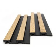 PS PANEL  ΜΕ 3D ΠΗΧΑΚΙΑ F4 RESIDENCE 21/122 mm  NAT.OAK/BLACK 