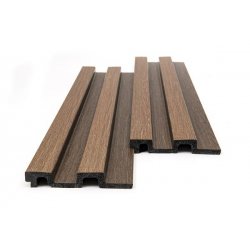 PS PANEL  ΜΕ 3D ΠΗΧΑΚΙΑ 14 RESIDENCE 21/122 mm GOLDEN/BROWN OAK 