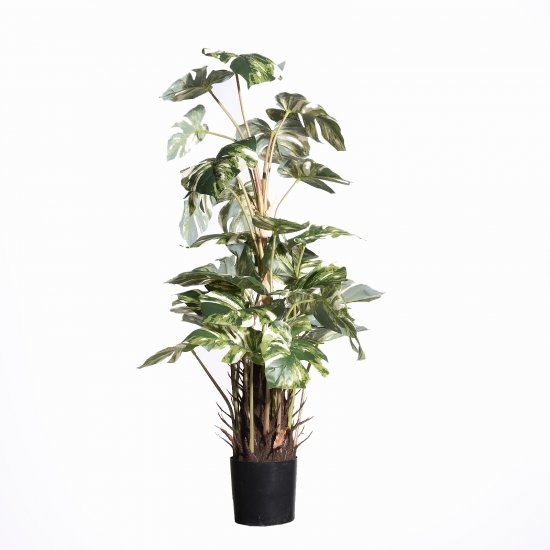 Supergreens Τεχνητό Φυτό Φιλόδενδρο Variegata Πράσ Supergreens Τεχνητό Φυτό Φιλόδενδρο Variegata Πράσ