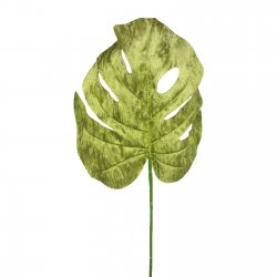 Supergreens Τεχνητό Φύλλο Μονστέρα Βελούδο Πράσινο