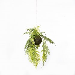 Supergreens Τεχνητή Κρεμαστή Ρίζα Φτέρη Supergreens Τεχνητή Κρεμαστή Ρίζα Φτέρη