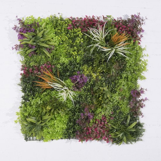 Supergreens Τεχνητή Φυλλωσιά Moss με Στίπα 100x100