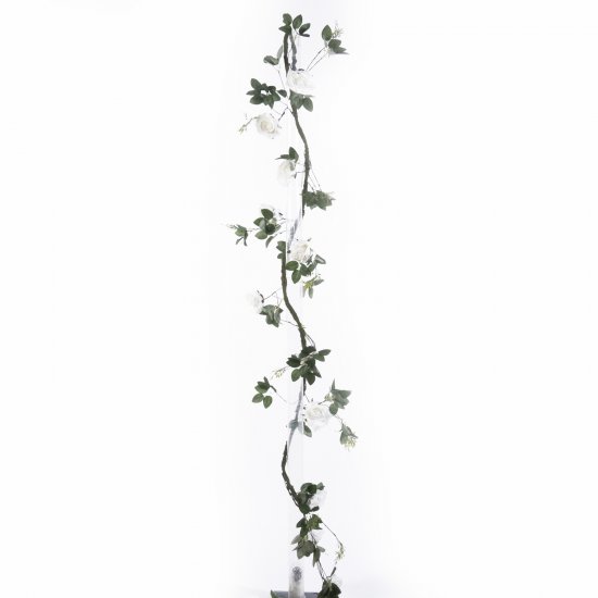 Supergreens Τεχνητή Γιρλάντα Τριαντάφυλλο Garden Λ Supergreens Τεχνητή Γιρλάντα Τριαντάφυλλο Garden Λ